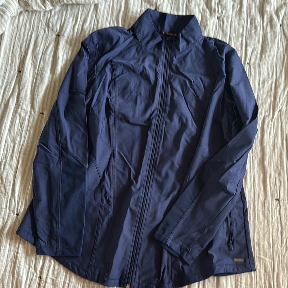 Cherokee form navy blue scrub jacket xl